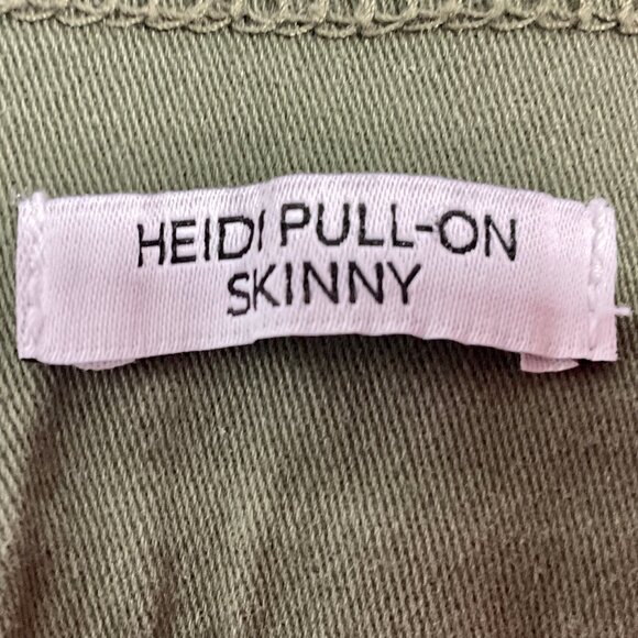 Nine West Green Heidi Pull-On Skinny Sz 8 Pants - Picture 6 of 13